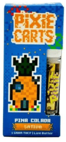 Pixie Carts Pina Colada Live Badder Thc-P Cartridge - 1 Gram