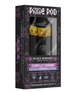 Pixie dust brand | Pixie pod 4g black diamond edition Purple Churro THCa + THCP 4ml Vape - pixie Pod | pixi pod 4g | pixie dust disposable