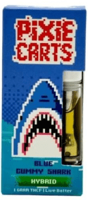 Pixie Dust Carts Blue Gummy Shark Live Badder Thc-P Cartridge - 1 Gram