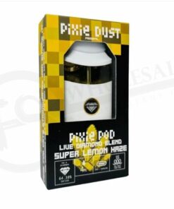 PIXIE POD 4G SUPER LEMON HAZE DISPOSABLE | PIXIE DUST THCA LIVE DIAMOND BLEND - PIXIE DUST VAPE