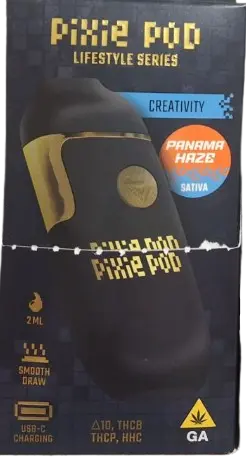 PIXIE POD LIFESTYLE SERIES 2g - Panama Haze Sativa - pixie Pod | pixi pod 4g | pixie dust disposable